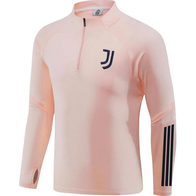 Miami Home Pink Half-Zip Long-Sleeved Football Training Suit Suit Light Board Adult Sportswear - Image 3
